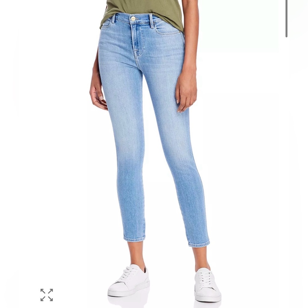 Frame Denim Le High Skinny Light Wash Jeans